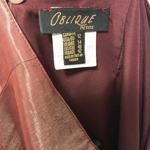 Oblique Vintage Metallic Blazer and Skirt - Picture 9 of 10